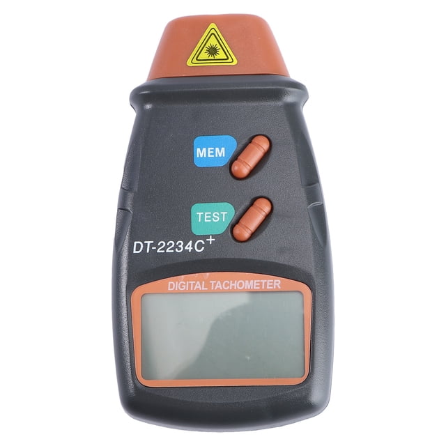 MasteelfCA Battery Powered Hand Held Mini Size Digital Display Photo Tachometer Non RPM Tach No Battery Included