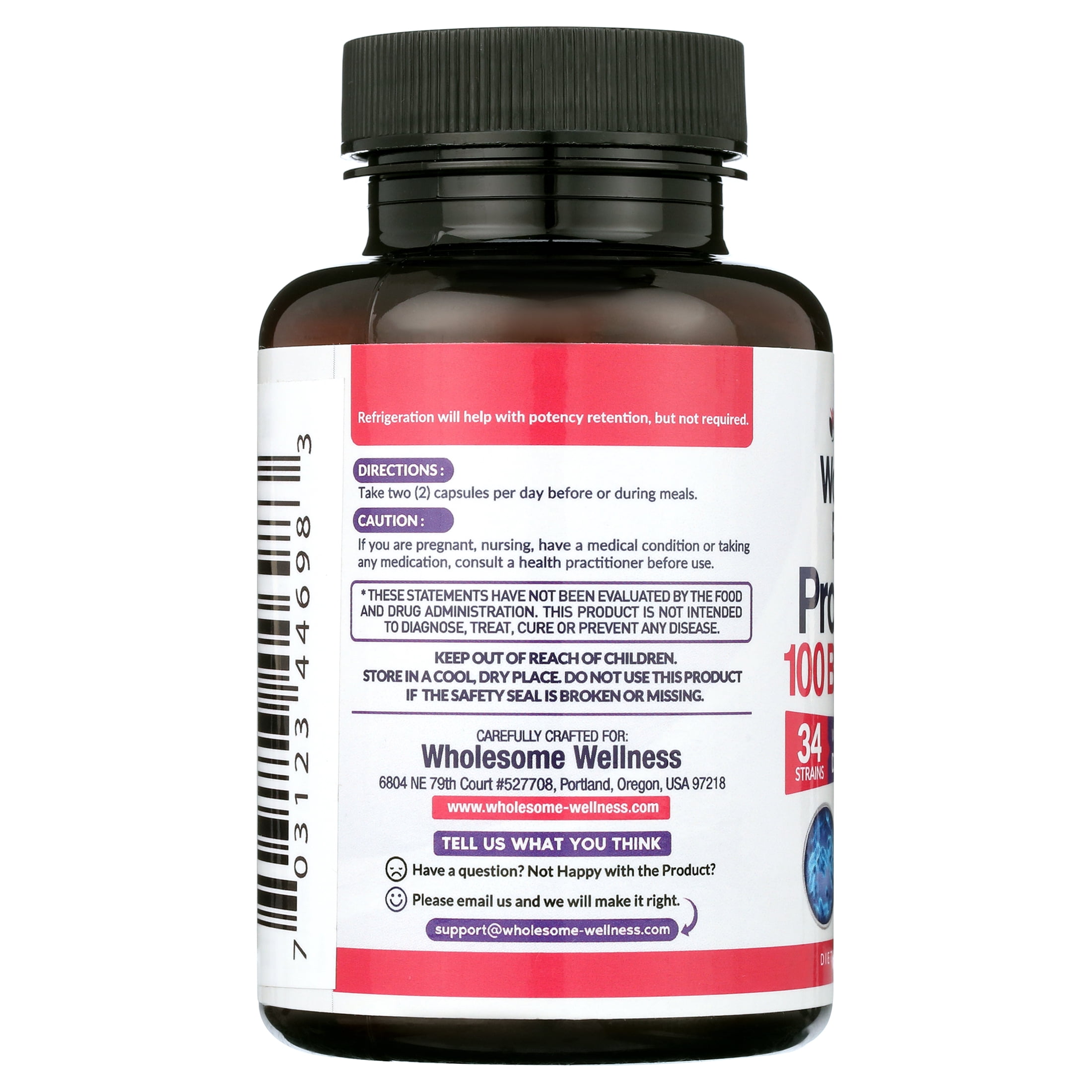Probiotics for Women 100 Billion CFU with Prebiotics, Digestive Enzymes, & UT Protection, Women's Probiotic for Adults, Shelf Stable Probiotic Supplement, 30 Capsules