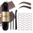 thumbnail image 1 of Iumwxz Ensemble de Modèles de Sourcils 2 Couleurs en 1 Longue Tenue, 1 of 3