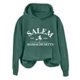 thumbnail image 3 of Helii Hoodie Women Halloween Graphic Sweatshirt Oversized Long Sleeve Fall Winter Pullover Retro Vintage Salem Witch Print Lightweight Warm Soft Loose Cozy Casual Trendy Tops 12 Colors, 3 of 3
