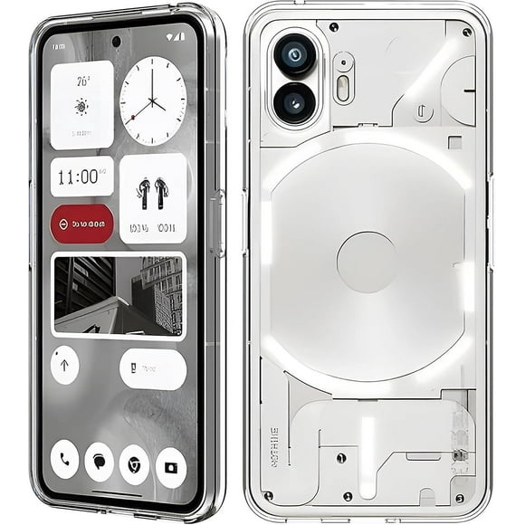Shockproof Transparent Liquid Silicone Case for Nothing Phone 2