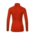 thumbnail image 3 of Women Soft Long sleeve Lightweight Turtleneck Top, 3 of 5