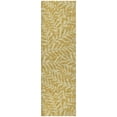 thumbnail image 2 of Addison Rugs Dream Shag Premium Machine Washable Transitional Tropical, Leaves, Botanical Gilded Runner Rug, 2'3" x 7'6", 2 of 8
