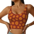 thumbnail image 2 of Picia Turtle Shell Sports Bra for Women,Padded Strappy Sports Bras Medium Support Yoga Bra with Removable Cups,Running Yoga Bra-Small, 2 of 9