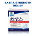 thumbnail image 5 of Quality Choice, Extra Strength Effervescent Antacid & Pain Relief Tablets, Relief from Acid Indigestion, Upset Stomach, Heartburn, 24 Tablets - 2 Pack, 5 of 6