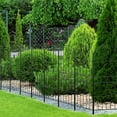 thumbnail image 4 of Decorative Garden Fence Fencing, 36in (H) x 16ft (L) Rustproof Metal Wire Panel Border Animal Barrier for Dog, Flower Edging for Yard Landscape Patio Outdoor Decor, Arched, 4 of 6