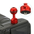 thumbnail image 5 of Uxcell 1" Ball Adapter with 1/4"20 Screw 360 Rotatable Camera Arm Tray Adapter for Underwater, Red, 5 of 5