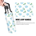 thumbnail image 4 of Watercolor Blue Flowers 600ml Double Walled Stainless Steel LeakProof Sports Bottle Thermo 8h, 4 of 9