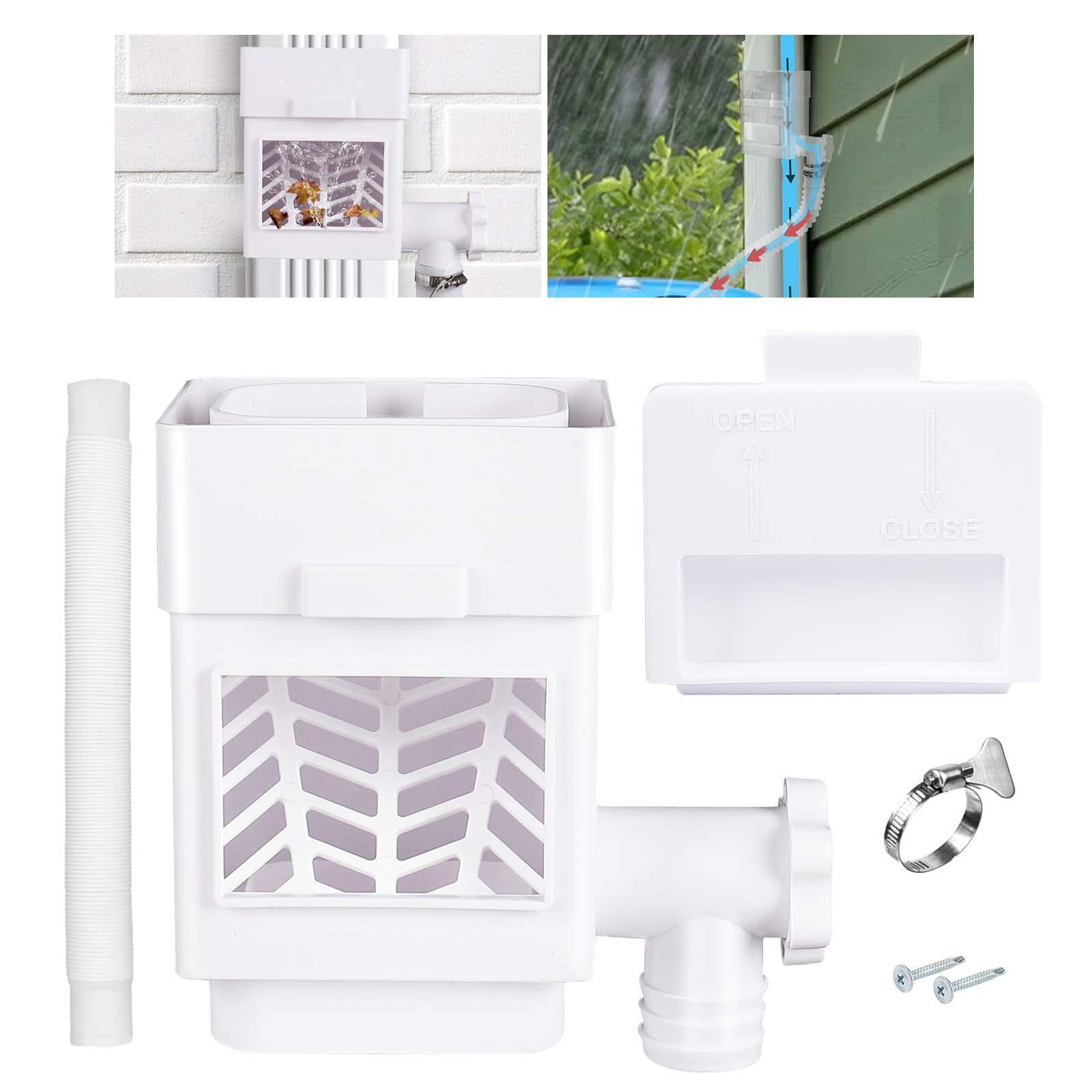 YWMJZEU Rain Water Collection System Accessories Raindrop Collection for 2 inch x 3 inch White