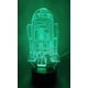 thumbnail image 1 of R2-d2 Robot 3d Night Light Led Illusion Lamp Night Desk Table Lamp, 7 luces que cambian de color con base acrílica plana y Abs y cargador Usb Feliz Sencillez, 1 of 3