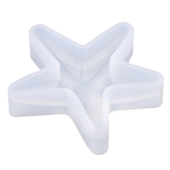 veasfak Marine organism Resin Jewelry Making Toys -Candy/ Chocolate/Ice/Soap Making sea star 85x85x20mm