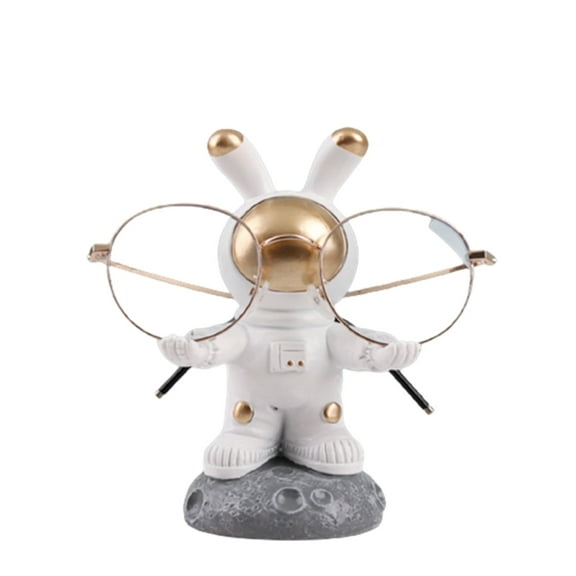 Space Rabbit Eyeglass Display Stand Decorative Animal Glasses Bracket Reading Glasses Sunglasses Holder Home Decoration
