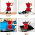 thumbnail image 4 of Espresso Machine, Aluminum Stovetop Coffee Maker, 300ml/6 Cups, 4 of 5