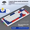 thumbnail image 1 of H96 Clavier Mécanique à Trois Modes Bluetooth Sans Fil pour Jeux, 1 of 18