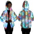 thumbnail image 1 of Colorful Coat LED Luminous Costume Dancing Clothes LED Lighting Jacket Suits Christmas Event Party Light Up Couple Set Clothing YZH, 1 of 4