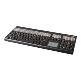 CHERRY LPOS G86-71401 - Keyboard - with touchpad - USB - QWERTY - US - black