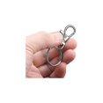 thumbnail image 5 of 30 llaveros, pulido de metal, ganchos de anillo desmontables, llavero con mosquetones giratorios para llaves esquí esquí Gafas de esquí, 5 of 5