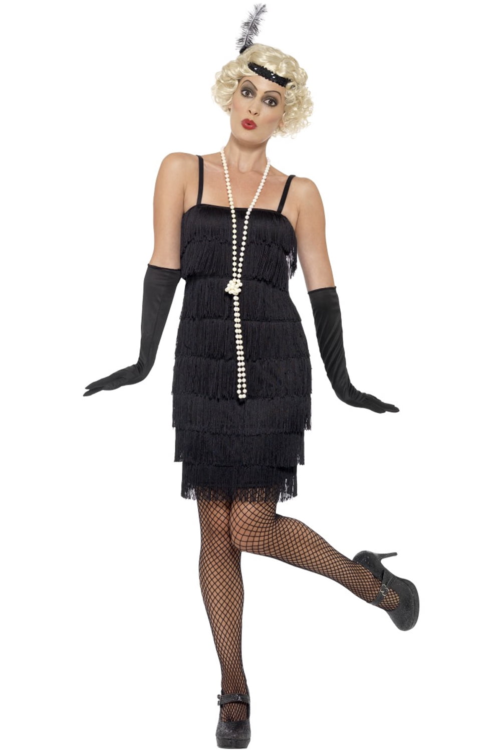 Short Flapper Dress Adult Costume ...