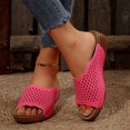 thumbnail image 5 of ZEZKT Womens Fashion Orthotic Slides Ladies Lightweight Sandals Slip On Thick Cushion Slippers Sandals With Comfortable Plantar Fasciitis Arch Support Pink 5.5, 5 of 7
