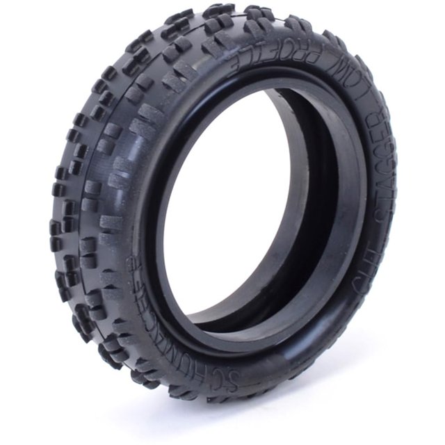 Schumacher Racing "Cut Stagger" Low Profile 2.2 1/10 Buggy Front Tires (2) (Silver)
