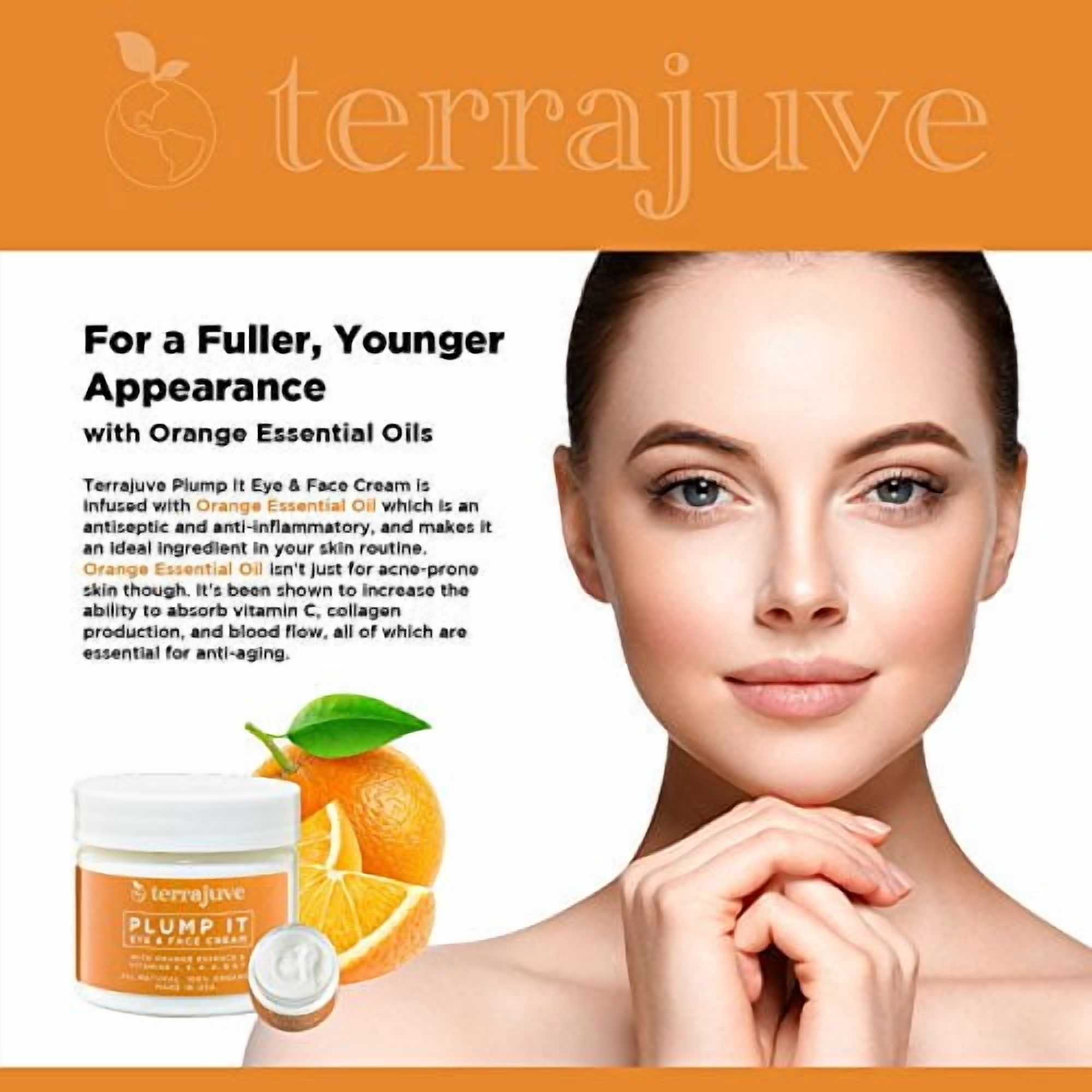 Terrajuve Plump It Eye & Face Cream, 2 oz
