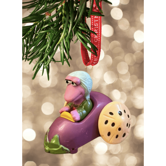 ORNAMENT Fraggle Rock 1988 Mokey Eggplant Purple Car Figure figurine holiday charm 3”