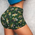 thumbnail image 4 of Haiem Cartoon Car No Front Seam Biker Shorts for Women Yoga Workout Gym Bike Shorts with Tummy Control Moisture-Wicking-Medium, 4 of 9