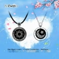 thumbnail image 3 of Totwoo Sun And Moon Lovers Couple Induction Necklace Agate Pendant Long Distance Love Remote Smart Valentine's Day Gift, 3 of 6