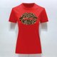 thumbnail image 3 of Playera Blusa Con Impresion De Beso Animal Print Sexy Color Rojo Talla Grande Marca Emil SaEs, 3 of 4