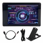 Moniteur de temps d'ordinateur, réglable en luminosité DIY Thème Multi System Support PC Affichage du panneau de capteur pour