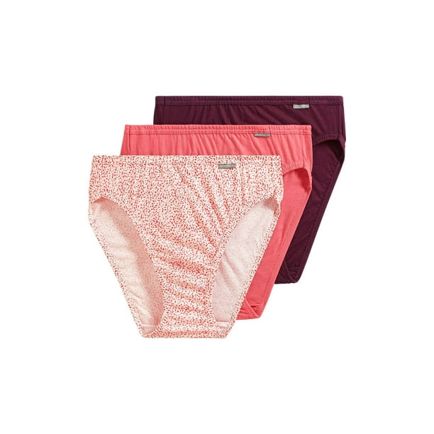 Jockey Womens Plus Size Elance French Cut 3 Pack Underwear Cuts 100