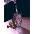 thumbnail image 6 of STP GOODS Vintage Embossed Glasses Set of 6 pcs 8.1 fl oz (240 ml) Glass Drinking Glasses Glass Tumbler Set of 6 Vintage Water Glasses Glassware for Water Cocktail, Burgundy, 6 of 8
