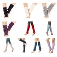 thumbnail image 2 of 1 Pair Woman Latin Socks Fitness Dancing Female Daily Wear Exercising Warm Long Section Knitting Walking Socks, 2 of 10