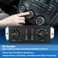 thumbnail image 3 of Módulo de control del clima del calentador de aire acondicionado Unique Bargains 599-210XD para Chevrolet Avalanche Silverado, 3 of 7