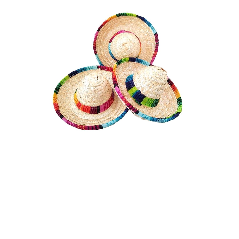 Pet Mini Straw Hat Sombrero Hat Mexican 