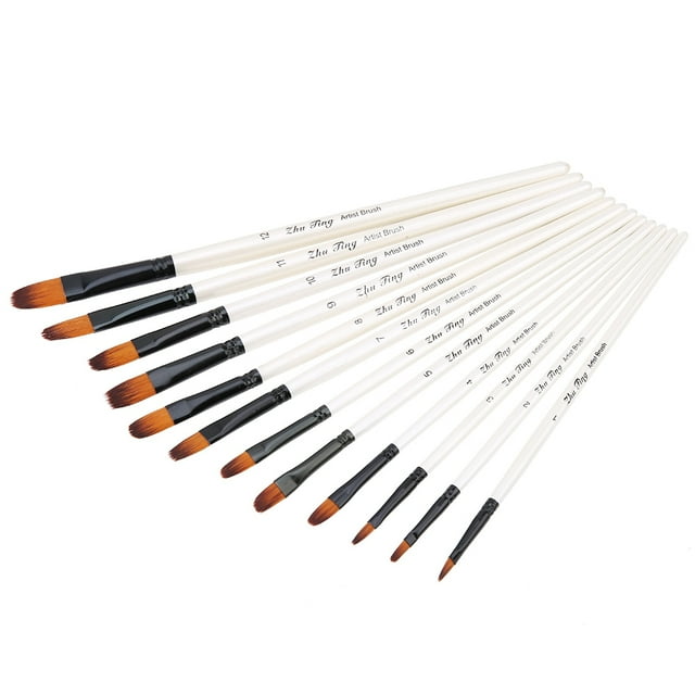 Brush Pen,12pcs Drawing Brush Pen Oil Painting Brush Drawing Brush High-Precision Functionality