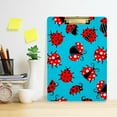 thumbnail image 6 of FMSHPON Ladybugs Clipboard Hardboard Wood Nursing Clip Board and Pull for Standard A4 Letter 13x9 inches, 6 of 7