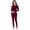 Wine Red, variant on Iguana Women’s 100% Merino Wool Midweight Base Layer Set Thermal Underwear Top & Bottom for Ski Winter Outdoor