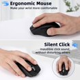 thumbnail image 2 of Ratón inalámbrico CHHI con receptor Bluetooth USB-A USB-C negro, 2 of 7