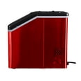 Frigidaire 40 lbs Countertop Clear Square Ice Maker EFIC452, Red