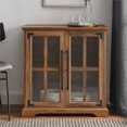 thumbnail image 2 of Vitrine Moderne 2 Portes en Chêne Rustique, 2 of 8