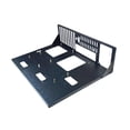 thumbnail image 2 of Case de chasis abierto estante de la computadora Chassis Frame Footboards Accesorios Profesional Black Black Body Body Sturdy Computer Case, 2 of 9