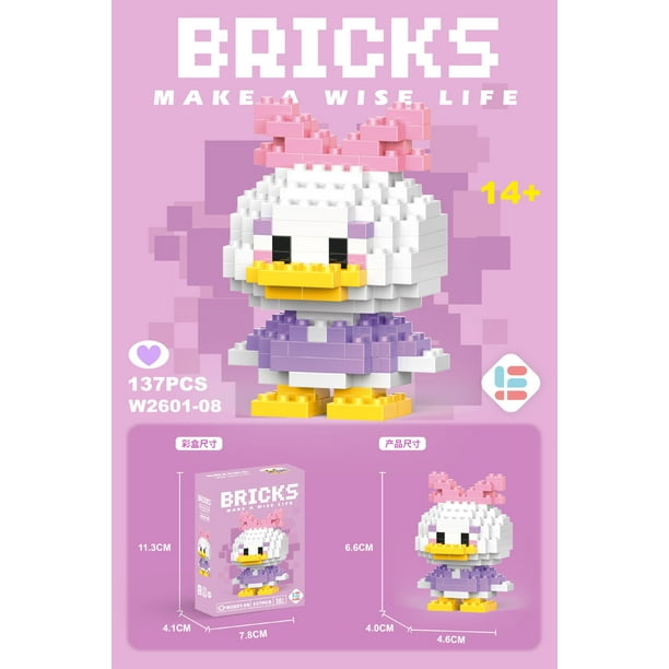 NUEVO Mini Super Mario Bros Lega Disney Stitch Bloques de construcción Dibujos animados Anime Pokemon Pikachu Ladrillos ensamblados Juguete para niños Regalo