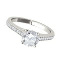 thumbnail image 3 of Aonejewelry 0.50 Carat Diamond Solitaire Engagement Prong 10K White Gold Genuine Diamond, 3 of 4