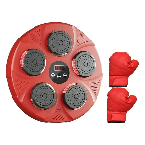 Máquina de boxeo Electrónica Boxeo Pared Objetivo Boxeo Entrenador para Muay Thai con guantes para adultos