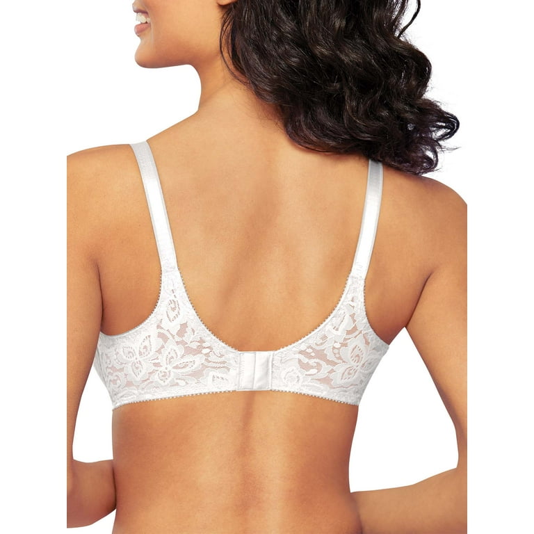 Bali Women's Lace 'N Smooth Allover Lace Underwire Bra, Style DF3432 