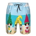 thumbnail image 3 of Fotbe Gnomes On The Beach Trajes de Baño Estampados para Hombre, Shorts de Verano de Secado Rápido, Ropa de Playa, Bañadores-Medium, 3 of 6