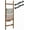 Brown, variant on 57in Wall Mounted Wooden Blanket Ladder Living Room Decorative Farmhouse Quilt Display Holder Rustic Wood Towel Rack for Bathroom, Black