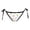 a-1Black1, variant on VNKIDY Womens Ladies Low Rise Side Tie Hot Dog Print Quick Dry Stretch Bikini Bottoms For Summer Beach Pool Wear Swimming Activities Blue XL