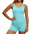 thumbnail image 3 of Sentmoon Maillot de Bain Short de Bain pour Femmes et Haut de Maillot pour Femmes Maillots de Bain pour Femmes Taille Haute Extensible Coupe Régulière Maillots de Bain Accessoires de Plage Indispensables P-2TG, 3 of 9